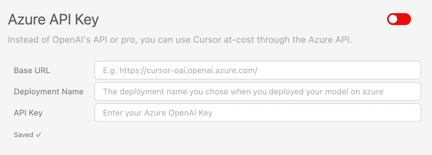 Azure API Key